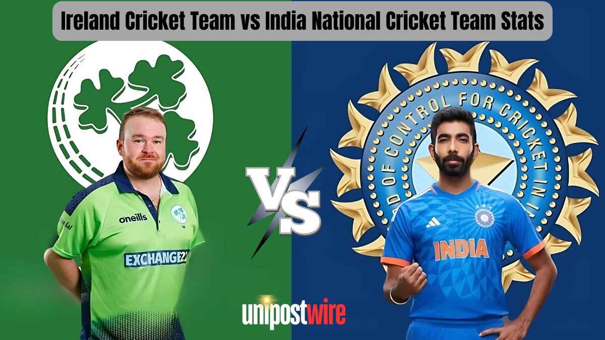 Ireland Cricket Team vs India National Cricket Team Stats