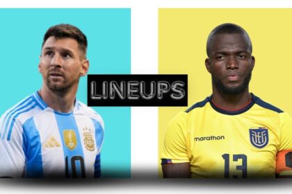 Argentina National Football Team Vs Ecuador National Football Team Lineups