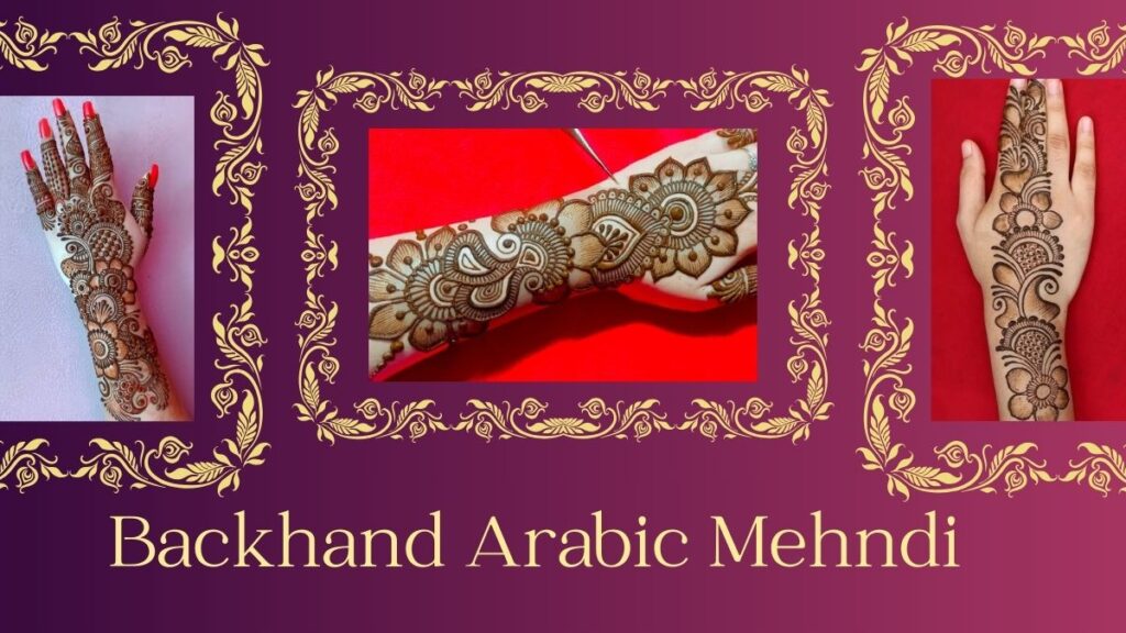 Backhand Arabic Mehndi