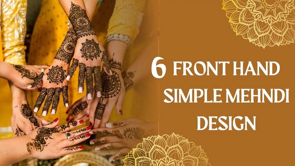 Front Hand Simple Mehndi Design