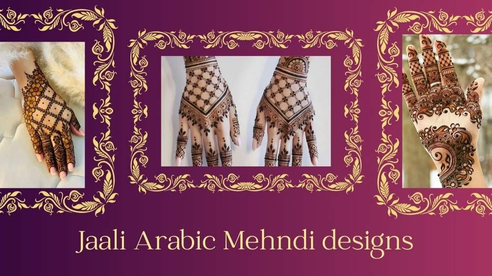 Jaali Arabic Mehndi designs