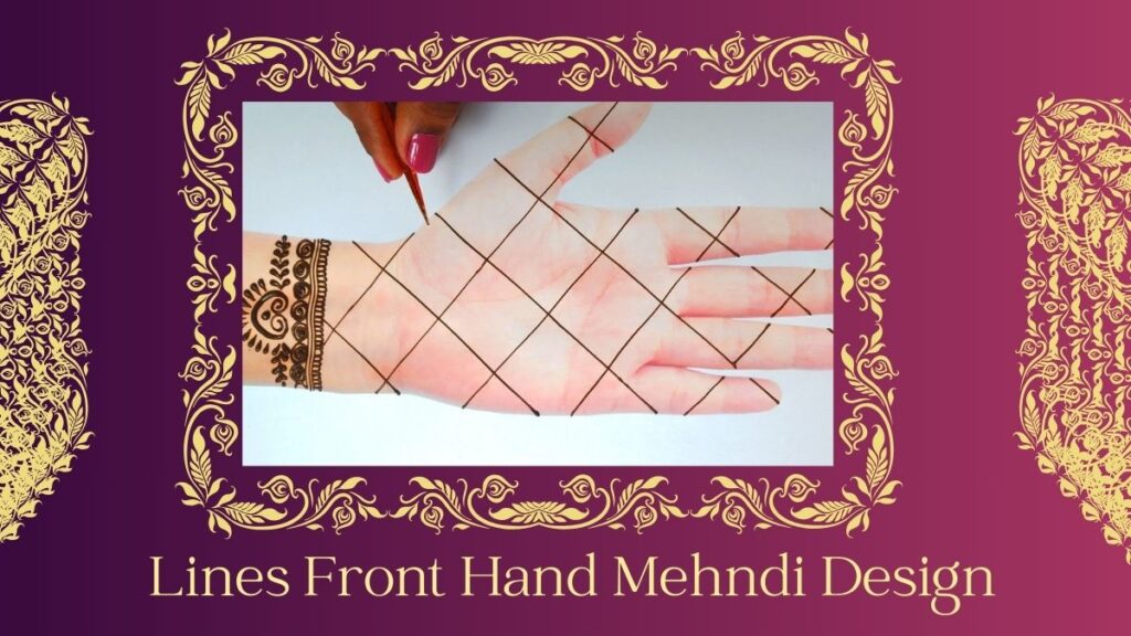 Lines Front Hand Mehndi Design