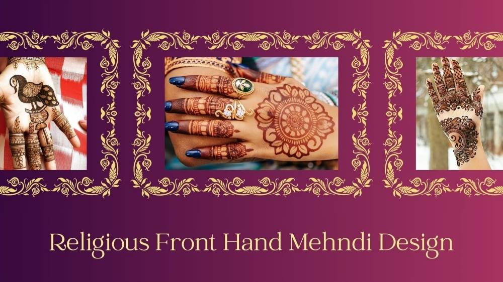 Religious Front Hand Mehndi Design