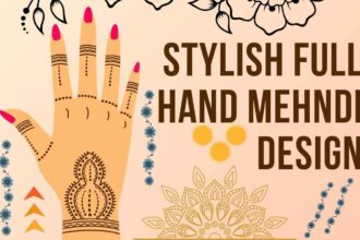 Stylish Full Hand Mehndi Design